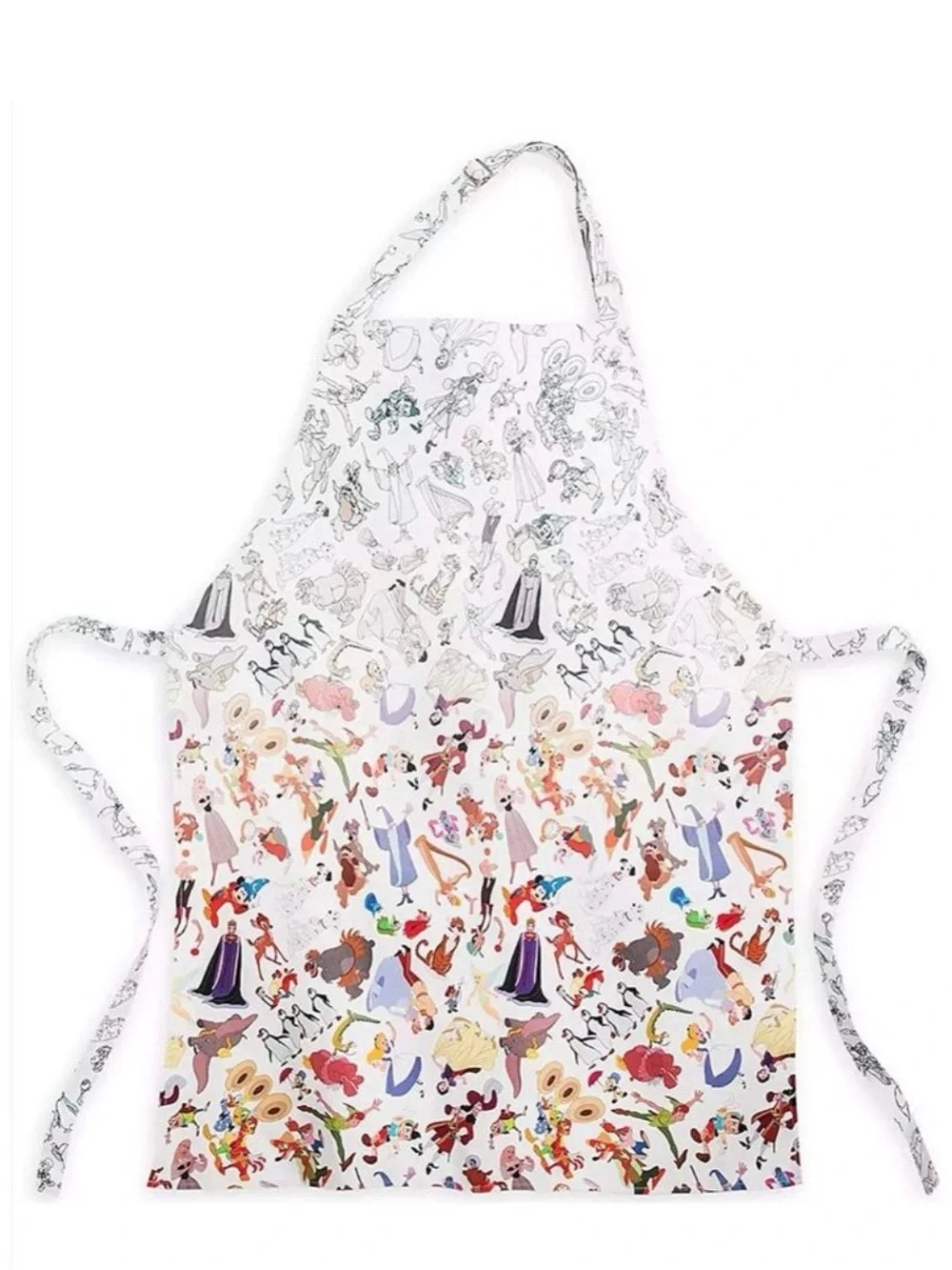 NWT Disney Parks Ink & Paint Collection Apron